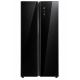 Midea Réfrigérateur Américain 555L Side-by-Side Inverter Quatro No Frost Noir Miroir – Garantie 12 mois