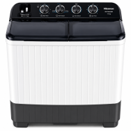 Machine à Laver Hisense  7.5 kg -  Semi-Automatique  - Twin Tub - Double Cuve - Garantie 06 mois