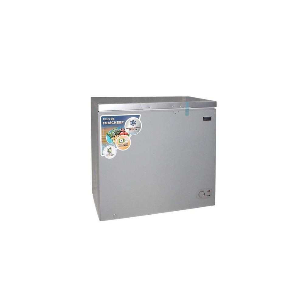 Nasco Congélateur horizontal KNAS300 - 200 Litres - Gris - Garantie 12 Mois