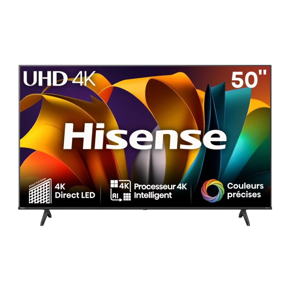 Hisense TV LED 50'' 50A6N VIDAA SMART TV - 4K UHD - Commande Vocale...