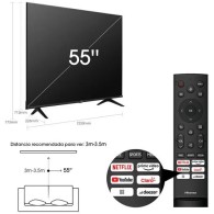 TV LED 55'' 55A6N - VIDAA SMART TV - 4K UHD - Commande Vocale - (Mo...