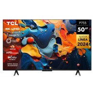 TCL 50'' INCH P755 (Modèle 2024) - ECRAN SANS BORD - UHD 4K - SMART GOOGLE TV  - Garantie 12 Mois