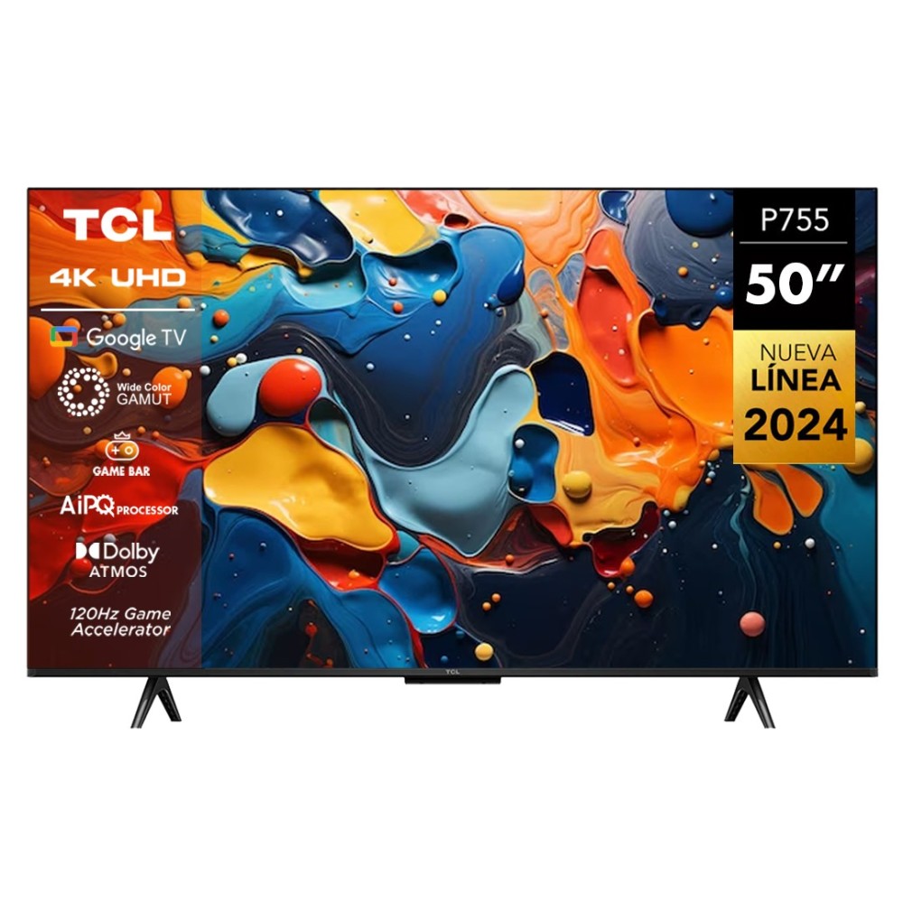 TCL 50'' INCH P755 (Modèle 2024) - ECRAN SANS BORD - UHD 4K - SMART...