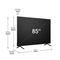 HISENSE 85'' SMART TV LED - VIDAA - 4K UHD -85A6KS - Garantie 12 mo...