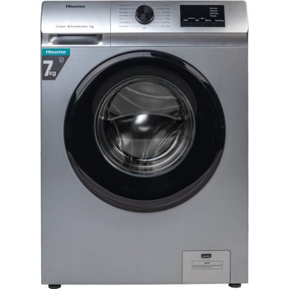 HISENSE MACHINE A LAVER 7KG - OUVERTURE FRONTALE -  A+++ - Gris - Garantie 12 mois