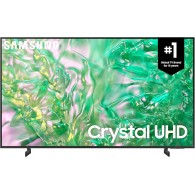 SAMSUNG 75 POUCES DU8000 CRYSTAL UHD 4K Smart TV (2024) - Slim Design - Noir - Garantie 12 mois