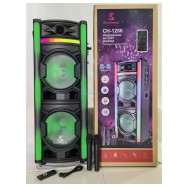Avc HAUT-PARLEUR CH-1286 RVB Portable Bluetooth Haut-Parleur Extérieur Karaoké Haut-Parleur De Fête