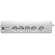 Apc Multiprise Parafoudre 5 Prises - (PM5-FR) - Blanc