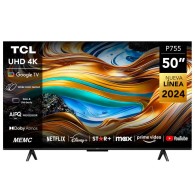 TCL 50'' INCH P755 (Modèle 2024) - ECRAN SANS BORD - UHD 4K - SMART GOOGLE TV  - Garantie 12 Mois