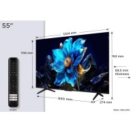 TCL 55" P7K QLED 4K Google TV (2025) - Garantie 12 mois
