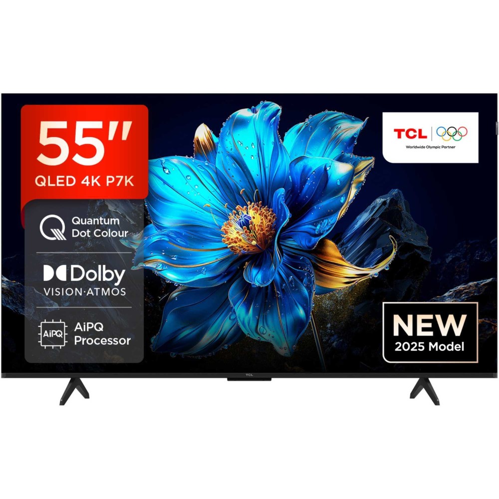 TCL 55" P7K QLED 4K Google TV (2025) - Garantie 12 mois TCL 55" P7K QLED 4K Google TV (2025) - Garantie 12 mois