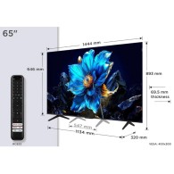 TCL 65" P7K QLED 4K Google TV (2025) - Garantie 12 mois