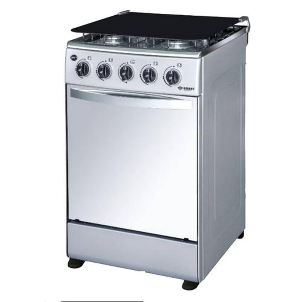 SMART TECHNOLOGY Cuisinière - Gaz 4 Feux Avec Four STC-5050S - Inox/Gris - Garantie 6 Mois SMART TECHNOLOGY Cuisinière - Gaz 4 Feux Avec Four STC-5050S - Inox/Gris - Garantie 6 Mois