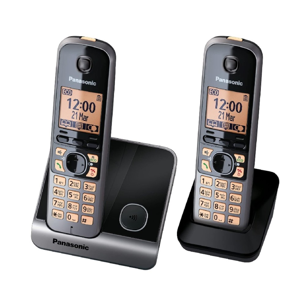 Panasonic Téléphone sans fil - KX-TG6712 - 2 en 1 - Garantie 06 mois Panasonic Téléphone sans fil - KX-TG6712 - 2 en 1 - Garantie 06 mois