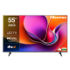 HISENSE TV LED 55'' 55A6Q - VIDAA SMART TV - 4K UHD - Commande Vocale - (Modèle 2025)- Garantie 12 MOIS