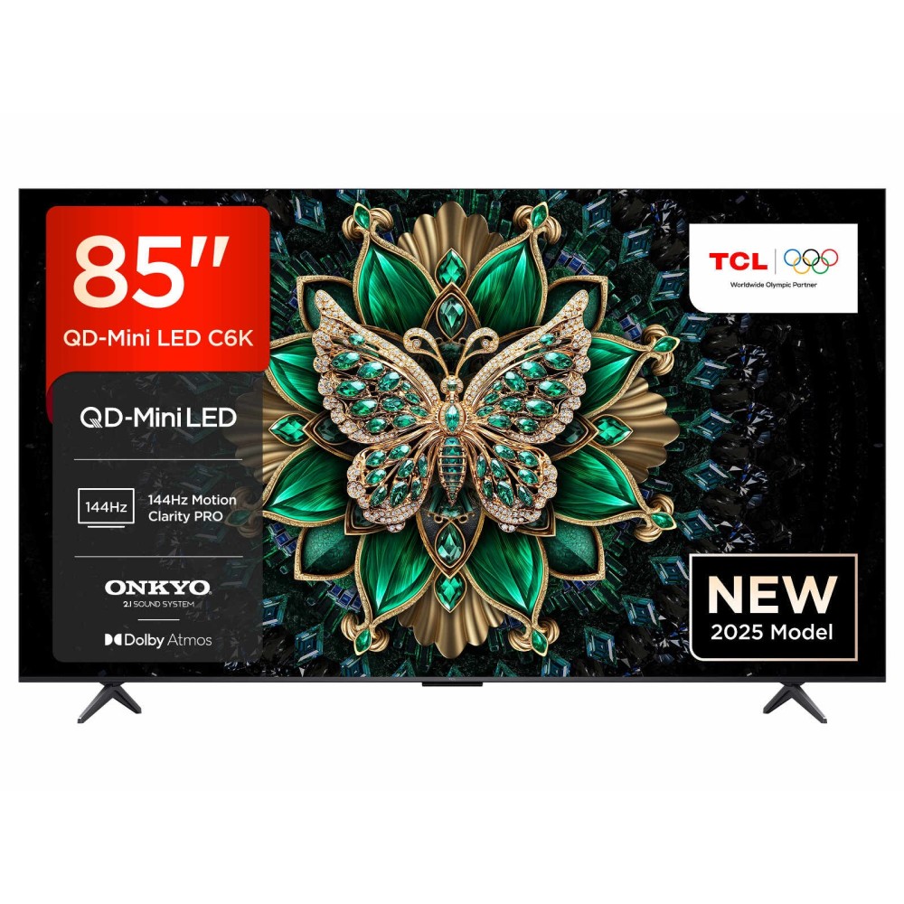 TCL 85 POUCES C6K SERIES (2025) - QLED - QD MINI LED- GOOGLE TV - Garantie 12 mois