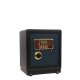 Coffre-fort electronique en acier renforcé avec code numérique et clé de secours – Haute sécurité - Gris/ Noir