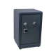 Coffre-fort de sécurité double clé et combinaison mécanique – Acier renforcé - Gris