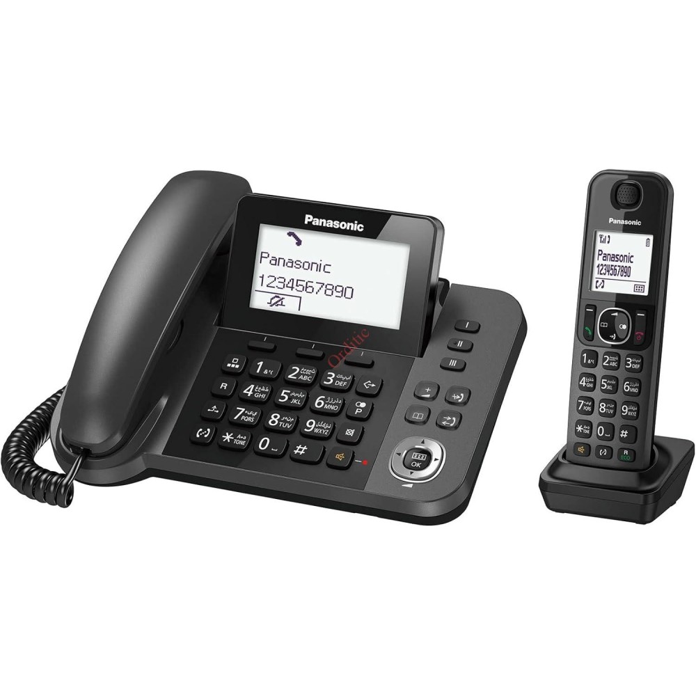 Panasonic – Téléphone numérique filaire et sans fil 2 en 1 - KX-TGF310 - Garantie 06 mois