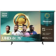 Hisense TV LED 75 POUCES A6Q (Modèle 2025) - SMART TV 4K UHD - Garantie 12 mois