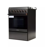 TOSHIBA GAZINIERE 4 FEUX 60/60cm GRIS-NOIR ALLUMAGE AUTO - Garantie 12 mois