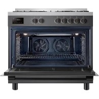 Gazinière Toshiba  – 5 Feux – Four 135L – Double Convection – Allumage auto – 90×60 cm - Garantie 06 mois