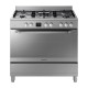 Gazinière Samsung  – 5 Feux – Four Électrique 95L – Turbo & Grill – 90×60 cm – Inox