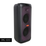 Digivolt Haut-Parleur Portable À Éclairage Couleur 12" Avec Roues, ...