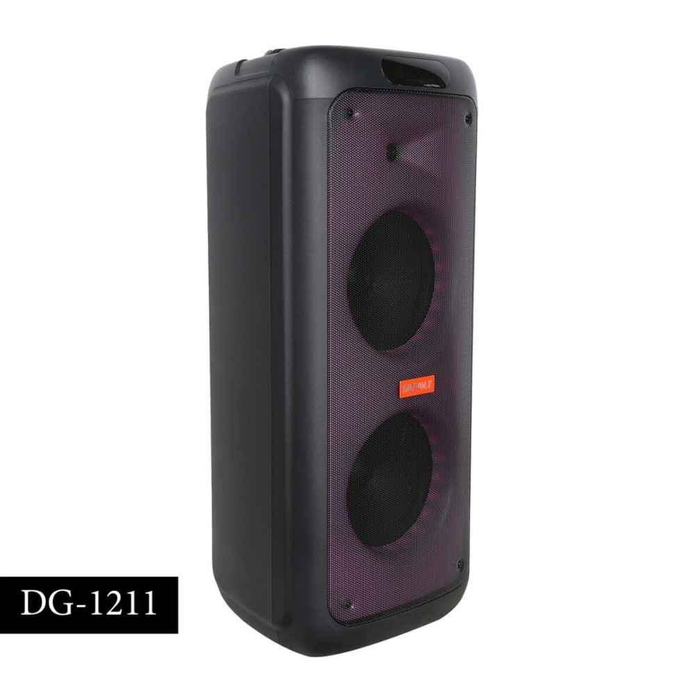 Digivolt Haut-Parleur Portable À Éclairage Couleur 12" Avec Roues, ...